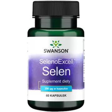 Swanson SelenoExcell 200mcg 60kaps - suplement diety Antyoksydant