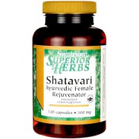 Swanson Shatavari 500mg 120kaps (standaryzacja: 15% Saponin) Indyjski Szparag - suplement diety