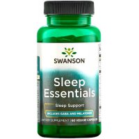 Swanson Sleep Essentials 60kaps Melatonina i Gaba - suplement diety