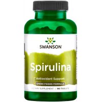 Swanson Spirulina 500mg 180kaps - suplement diety