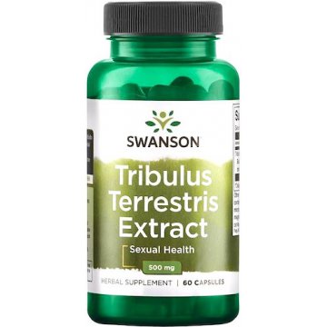 Swanson Tribulus Terrestris extract 500mg 60kaps Buzdyganek - suplement diety