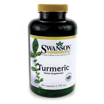 Swanson Turmeric Curcumin 720mg 240kaps Kurkuma - suplement diety