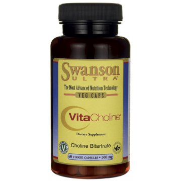 Swanson VitaCholine 300mg 60kaps vege - suplement diety