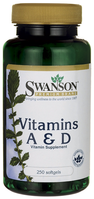 Swanson Witamina A & D 250kaps - suplement diety