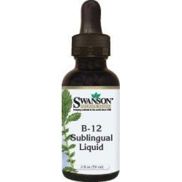 Swanson Witamina B-12 59ml krople B12 - suplement diety