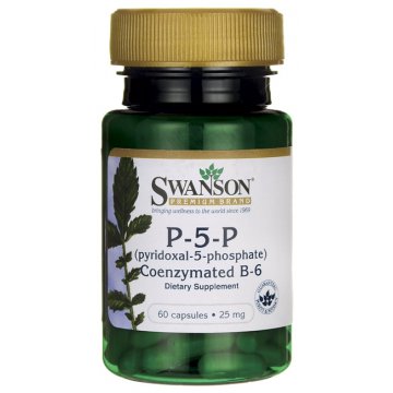 Swanson Witamina B-6 20mg 60kaps B6 P-5-P - suplement diety