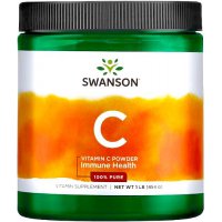 Swanson Witamina C 100% czystości 454g (kwas l-askorbinowy) - suplement diety