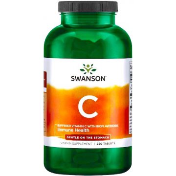 Swanson Witamina C 1000mg buforowana 250tab z bioflawonidami (L-askorbinian wapnia) - suplement diety