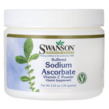 Swanson Witamina C 120g buforowana (L-askorbinian sodu) - suplement diety