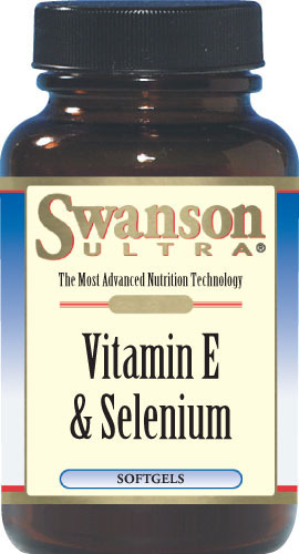 Swanson Witamina E & Selen 90kaps - suplement diety