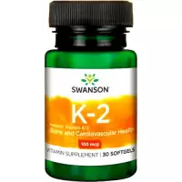 Swanson witamina K2 mk-7 naturalna 100mcg 30kaps żelowych - suplement diety K-2