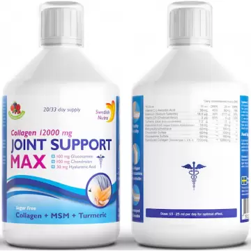 Swedish Nutra Joint Support Max Collagen 500ml - suplement diety Stawy Kolagen