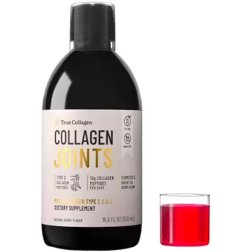 Swedish Nutra Kolagen Rybi Joints Typ I II III 10.000mg 500ml Stawy Ścięgna Kości Chrząstki MSM Glukozamina