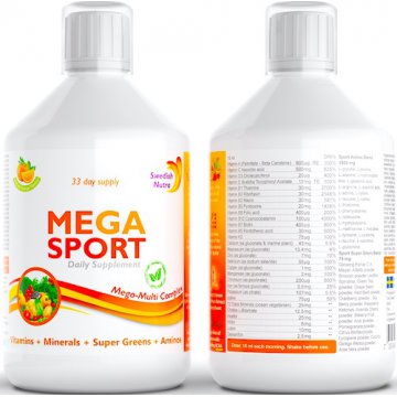 Swedish Nutra Mega Sport 500ml Mega-Multi Complex - suplement diety