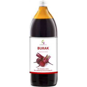 Symbiotics Burak Sok z Buraka 1000ml bez konserwantów i cukru - suplement diety