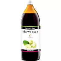 Symbiotics Sok z Morwy Białej 1000ml Morwa Biała naturalny bez konserwantów i cukru - suplement diety