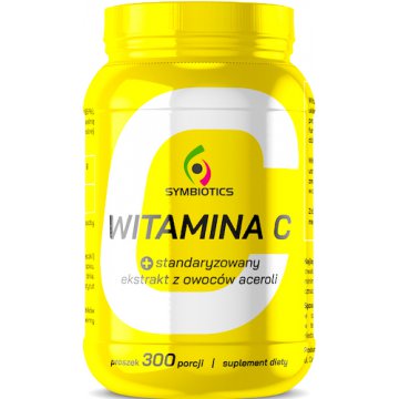 Symbiotics Witamina C + Acerola 300g proszek - suplement diety