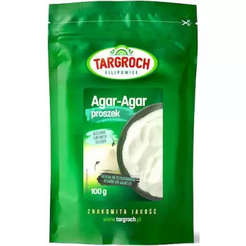 Targroch Agar agar 100g vege - naturalna substancja żelująca do żywności zagęszczacz