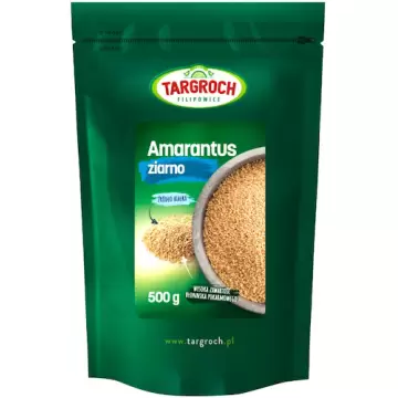 Targroch Amarantus ziarno 500g Błonnik, Białko