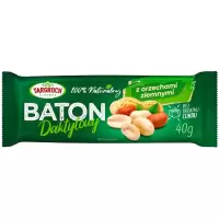 Targroch Baton Daktylowy z orzechami ziemnymi 40g bez cukru - suplement diety Arachidy