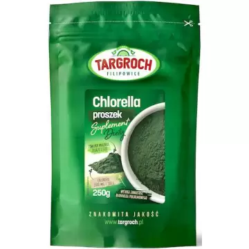 Targroch Chlorella 250g proszek Algi - suplement diety