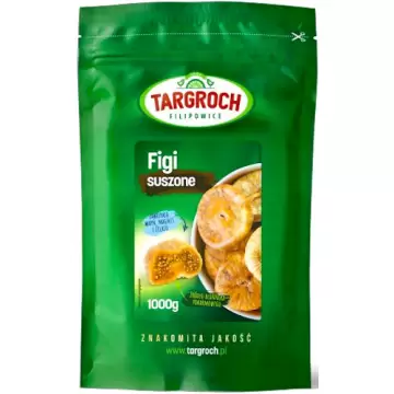 Targroch Figi suszone 1000g Figa 1kg Błonnik Wapń Magnez Potas