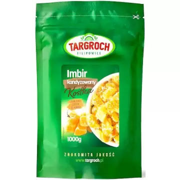 Targroch Imbir kandyzowany 1kg kostka 1000g