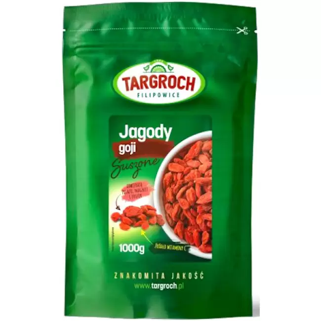 Targroch Jagody Goji suszone na słońcu 1000g