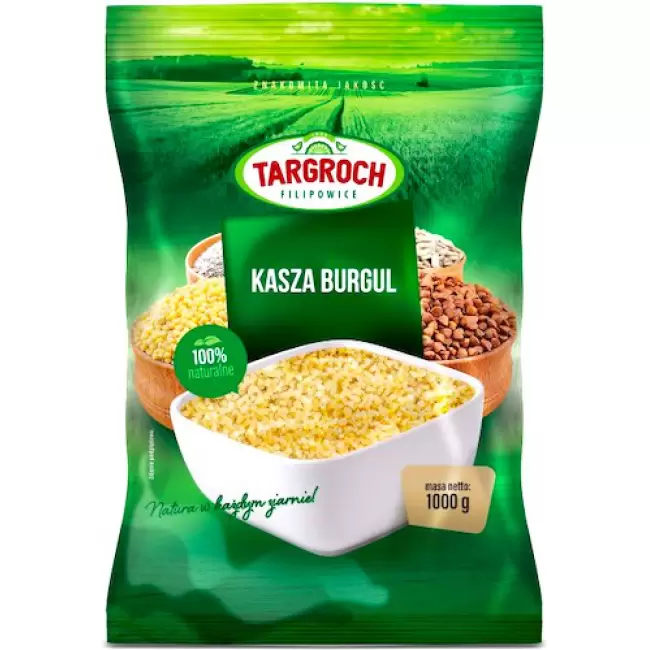 Targroch Kasza Bulgur z Pszenicy Durum 1000g Magnez, Żelazo, Potas