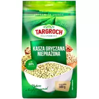 Targroch Kasza gryczana niepalona Polska 500g Nieprażona, Żelazo, Magnez, Cynk, Błonnik