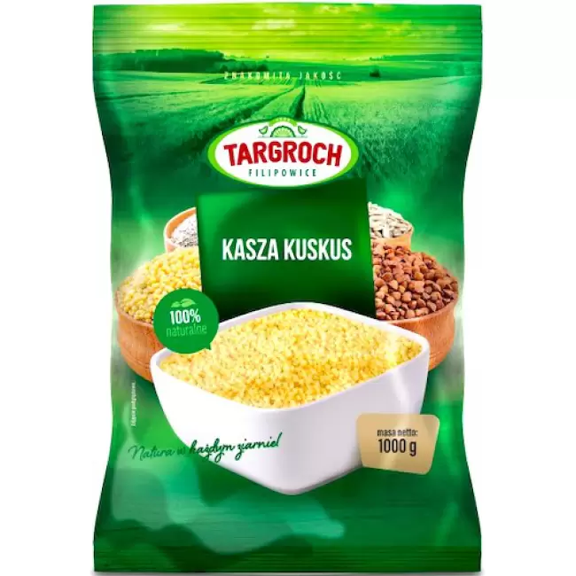 Targroch Kasza kuskus 1000g z pszenicy durum Błonnik