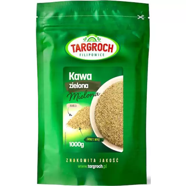 Targroch Kawa zielona mielona Arabica 1000g