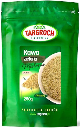 Targroch Kawa zielona mielona Arabica 250g
