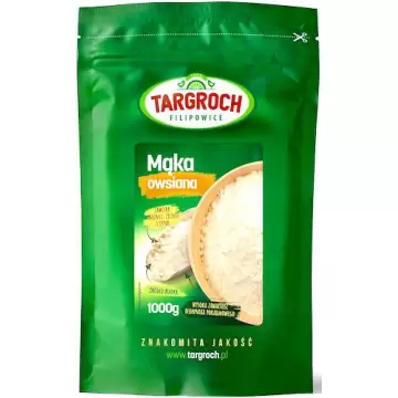 Targroch Mąka owsiana 1000g (1kg) Błonnik
