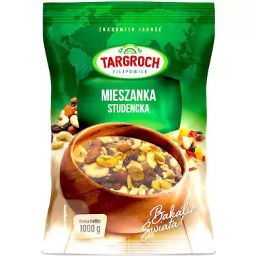 Targroch Mieszanka Studencka 1000g Bakalie 1kg Orzechy Przekąska