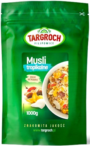 Targroch Musli tropikalne 1000g Fosfor Magnez Żelazo Cynk 1kg