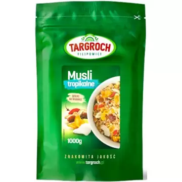 Targroch Musli tropikalne 1000g Fosfor Magnez Żelazo Cynk 1kg