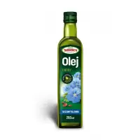 Targroch Olej lniany nierafinowany (tłoczony na zimno) 250ml Omega-3 kwas ALA