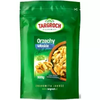 Targroch Orzechy włoskie łuskane 500g Orzech włoski Błonnik Magnez Cynk B6