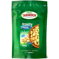 Targroch Orzeszki ziemne arachidowe prażone solone 1000g (1kg) Białko, Potas, Magnez, Cynk