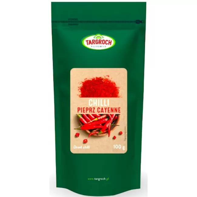 Targroch Papryka Chilli 100g Pieprz Cayenne Kapsaicyna Spalanie