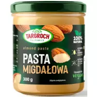 Targroch Pasta Migdałowa Masło z Migdałów 300g vege Naturalna, bez dodatku soli i cukru