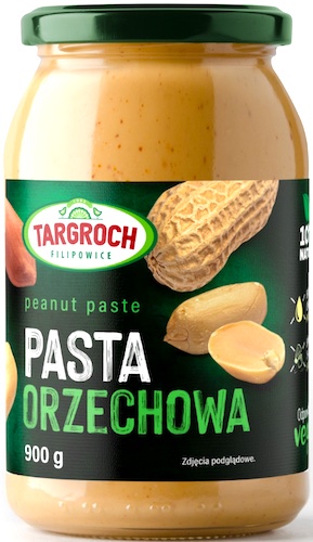 Targroch Pasta orzechowa Masło orzechowe 900g gładka smooth