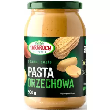 Targroch Pasta orzechowa Masło orzechowe 900g gładka smooth