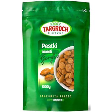 Targroch Pestki moreli jądra łuskane - gorzkie 1000g Amigdalina