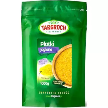 Targroch Płatki jaglane 1000g Pełnoziarniste Dieta Śniadanie