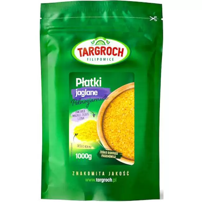 Targroch Płatki jaglane 1000g Pełnoziarniste