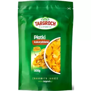 Targroch Płatki kukurydziane 500g Śniadaniowe