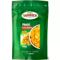 Targroch Płatki kukurydziane 500g Śniadaniowe Naturalne