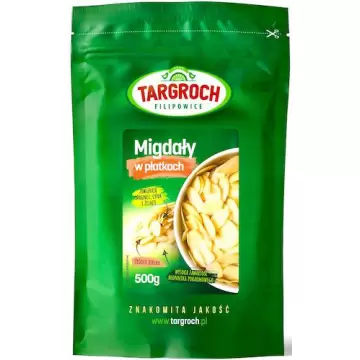 Targroch Płatki migdałowe 500g Błonnik Białko